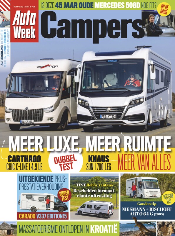 Cover van AutoWeek Campers