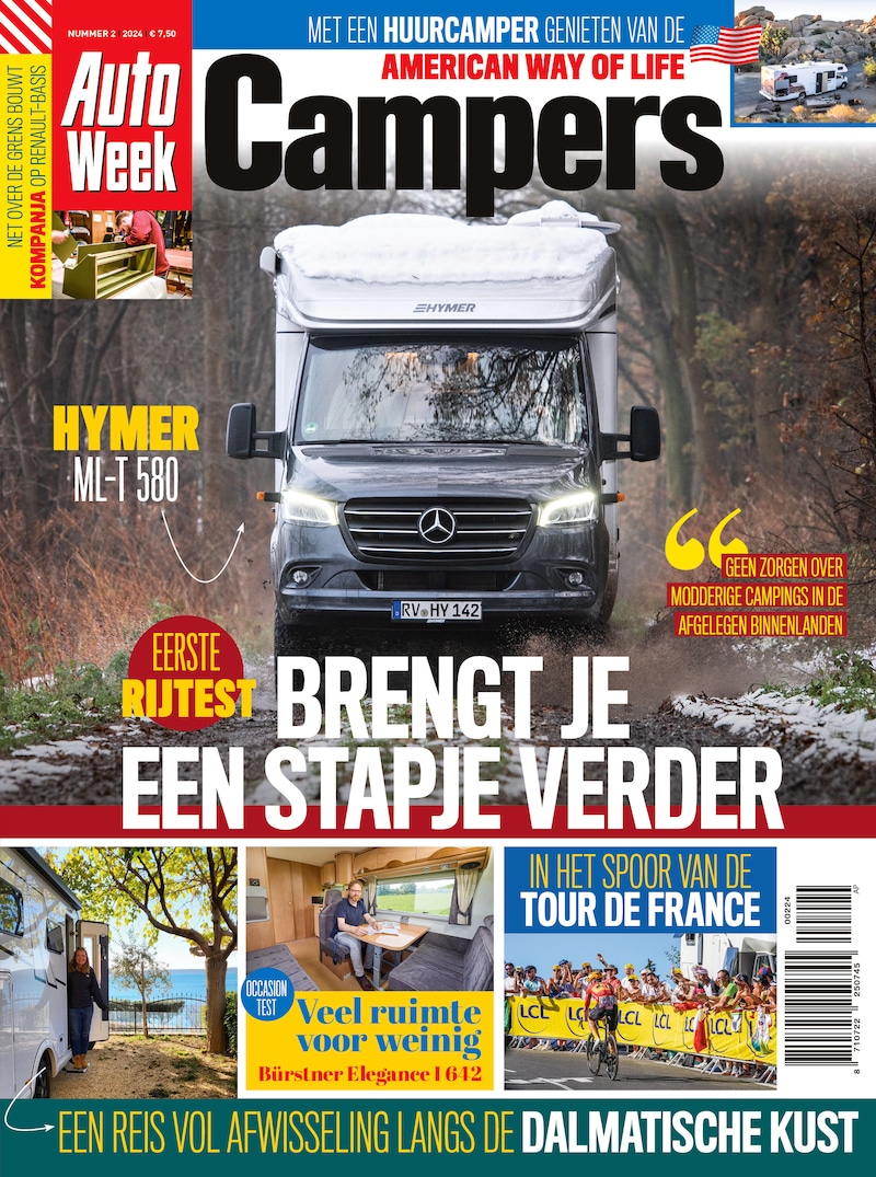 Cover van AutoWeek Campers