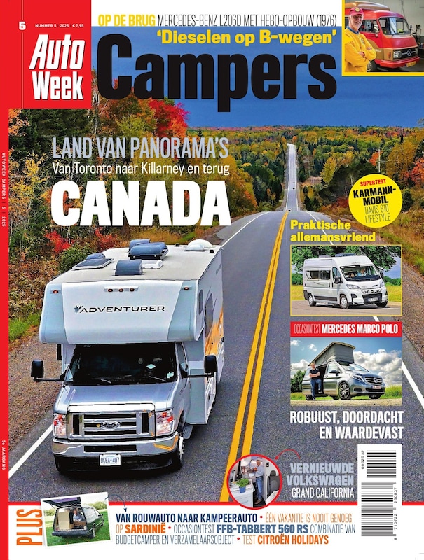 Cover van AutoWeek Campers