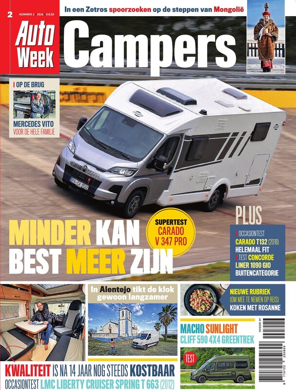 Cover van AutoWeek Campers