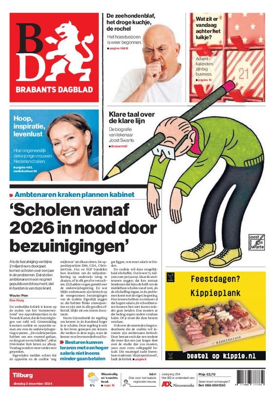 Proefabonnement Brabants Dagblad | 4 Weken 4 Euro | Kiosk.nl