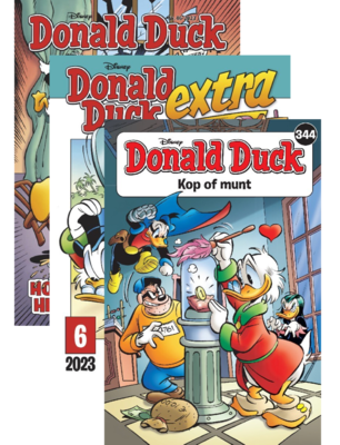 Bijbehorende cover voor Vrolijk Donald Duck-strandpakket