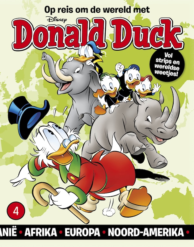Cover van Donald Duck Reis om de Wereld