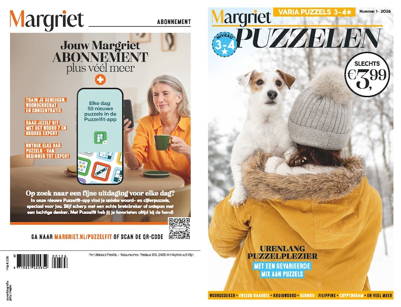 Cover van Margriet Puzzelen