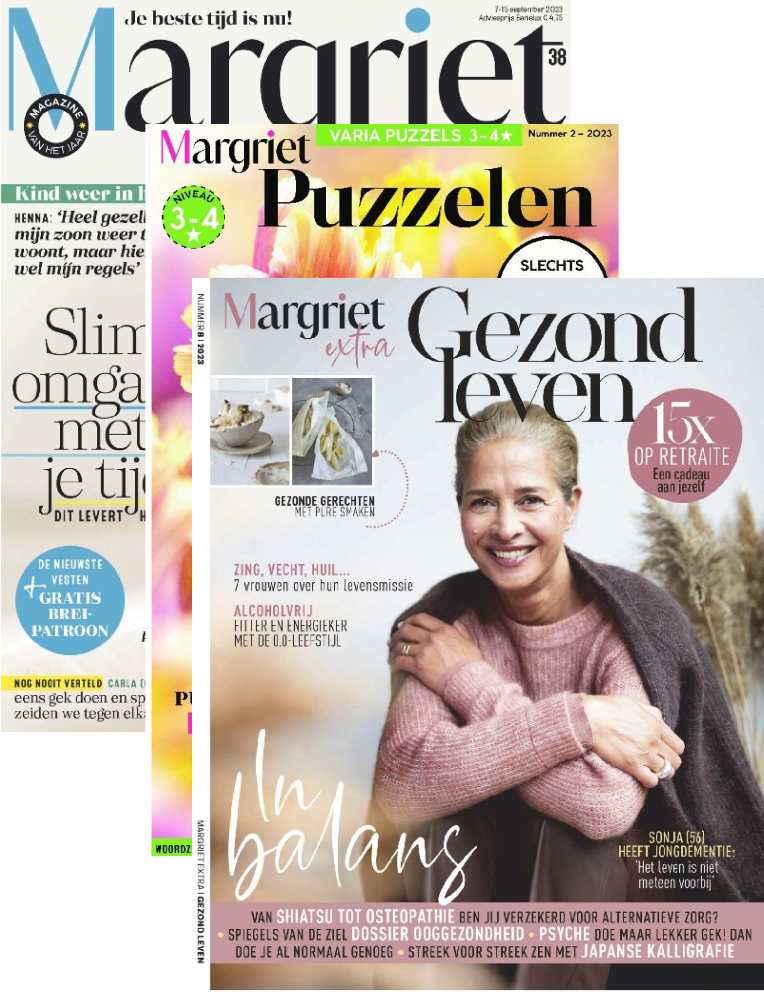 Margriet abonnement actie incl. 1 gratis maand!