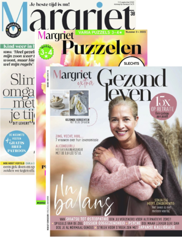 Cover van Margriet + Extra + Puzzelen