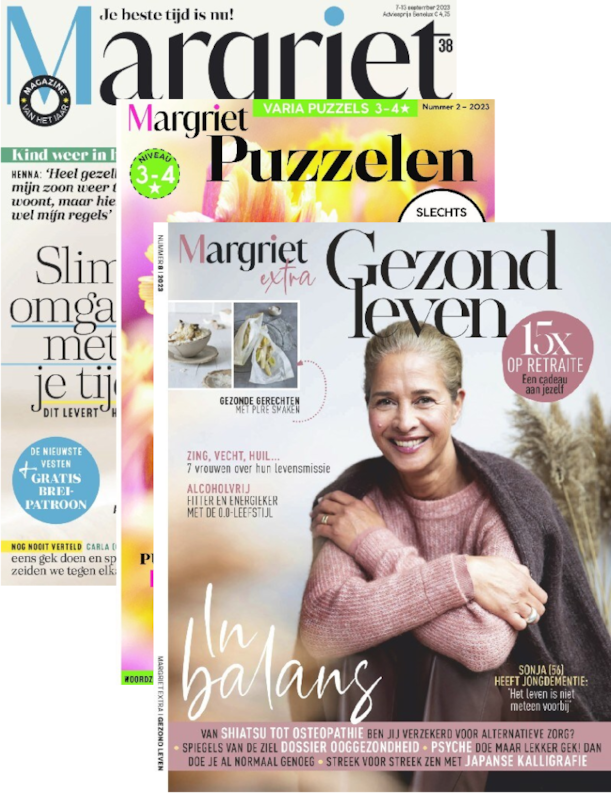 Cover van Margriet + Extra + Puzzelen