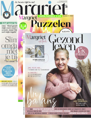 Cover van Margriet + Extra + Puzzelen